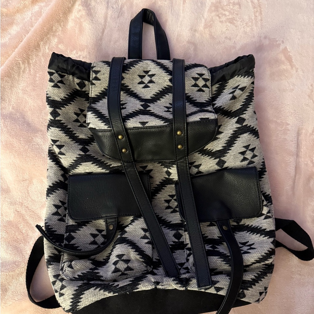 Mossimo Supply Co. Black Satin Backpack